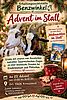 Plakat Advent im Stall