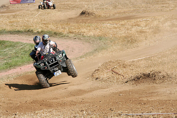 Quad-Fahrer beim Quad-Treffen in Horbach