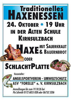 Plakat Haxenessen