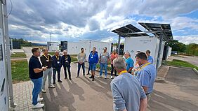Bild vor Batteriespeicher