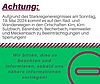 Hinweisschild Beeinträchtigung von Wanderwegen wegen Starkregen