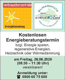 Plakat Energieberatungstermin