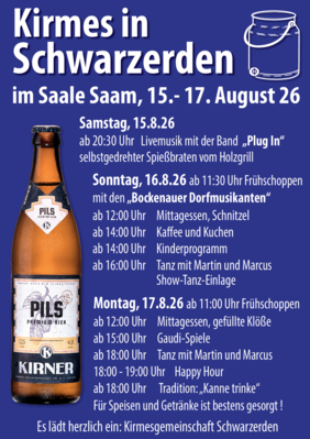 Plakat Kannekerb Schwarzerden