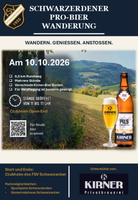 Plakat Probier-Wanderung