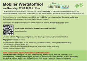 Info Mobiler Wertstoffhof