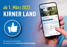 Hinweis auf Social Media News-Blog im Kirner Land ab dem 1. März 2022