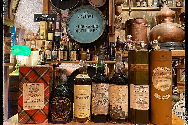 Whiskyflaschen aus der Sammlung