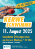 Plakat Kerweschwimmen Jahnbad Kirn 