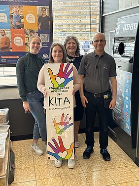 Team der Pfandspendenaktion für die Kita Ohlmannstraße Kirn