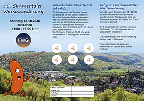 Flyer Wurstwanderung Simmertal